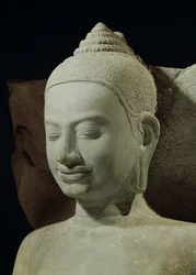 Buddha in Meditation auf dem Naga-König Mucilinda (Detail)